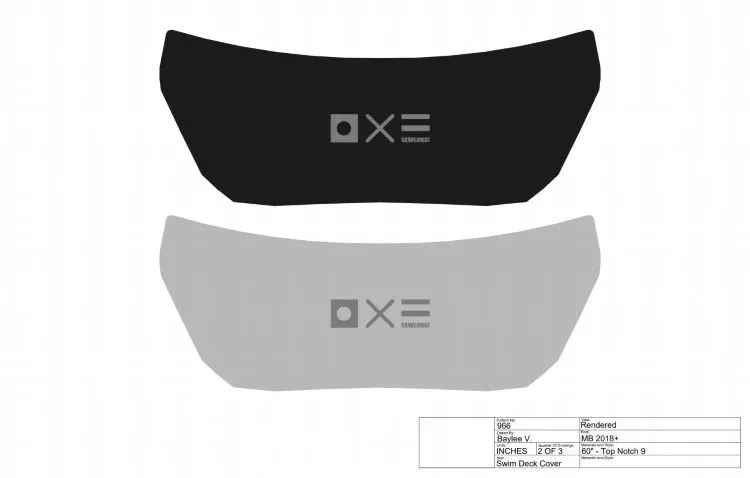 MB Angled Swim Platform Cover