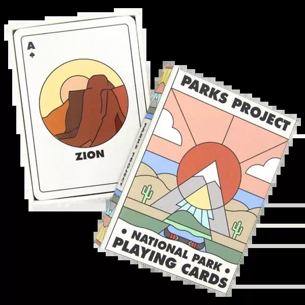 Minimalist National Park Playing Cards
