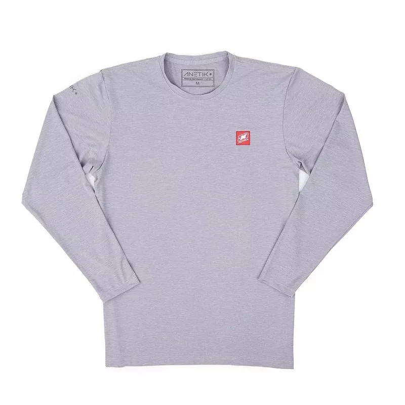 Nautique Anetik LS Pro Crew Tee - Alloy Heather