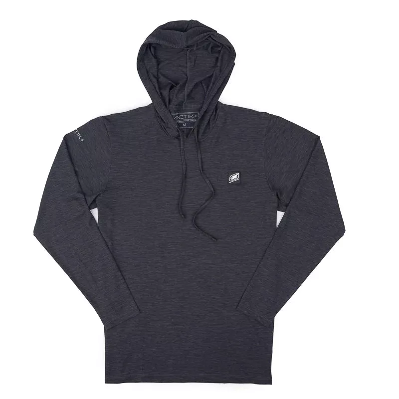Nautique Anetik Tech LS Hoodie Tee - Charcoal Heather
