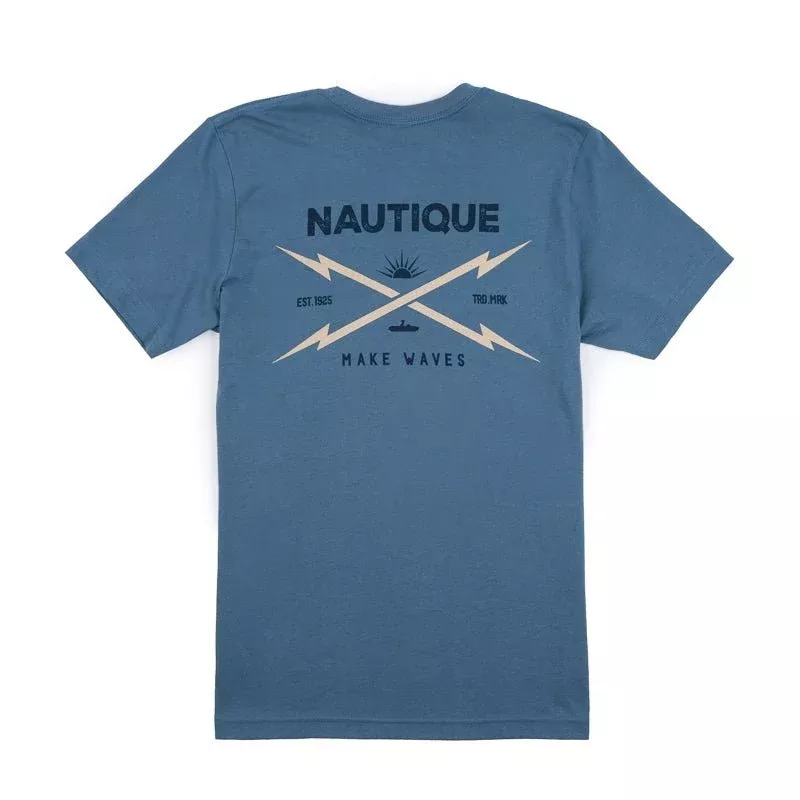 Nautique Make Waves SS Tee - Slate