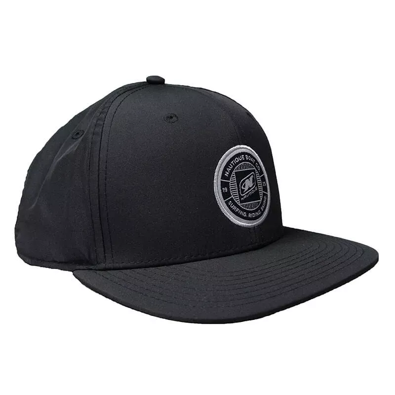 Nautique Nylon Performance Cap - Black
