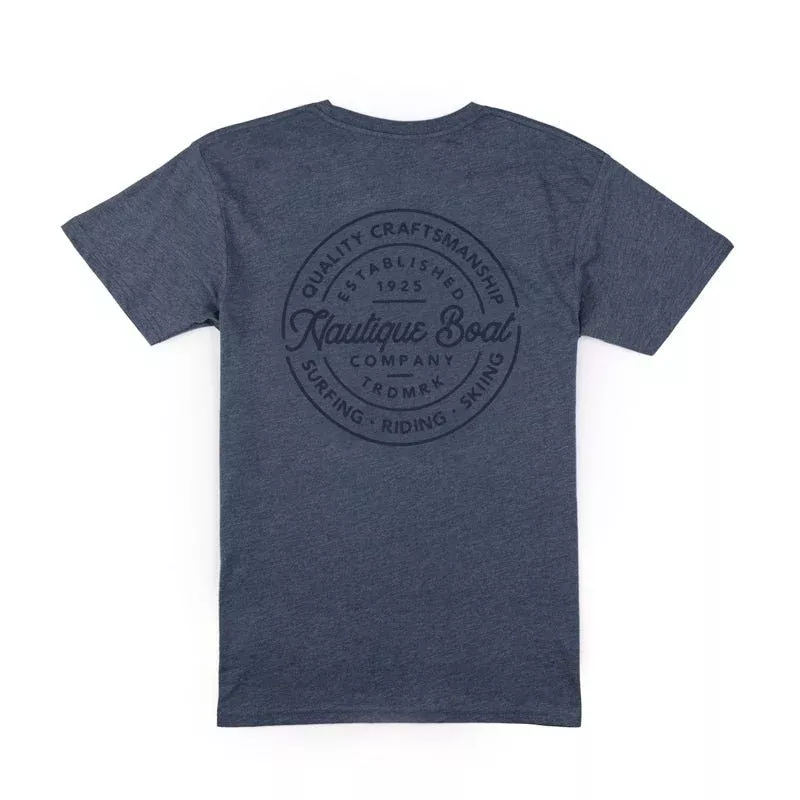 Nautique Trade Circle SS Tee - Shale Blue Heather