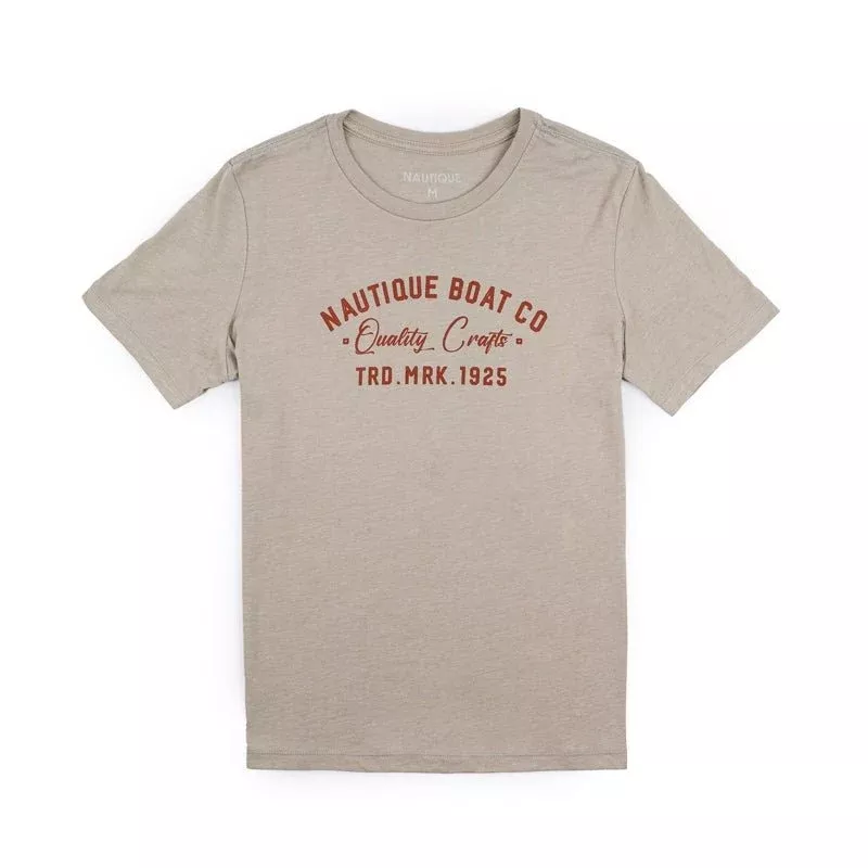 Nautique Womens Trade Standard SS Tee - Heather Stone