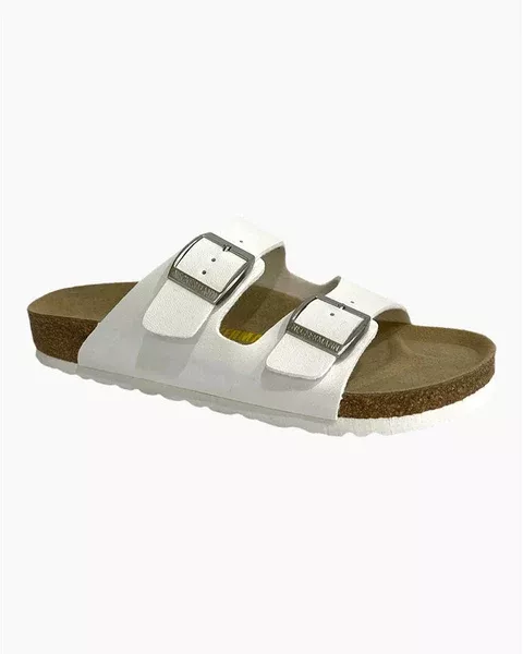 Neckermann Leather Sandal - White