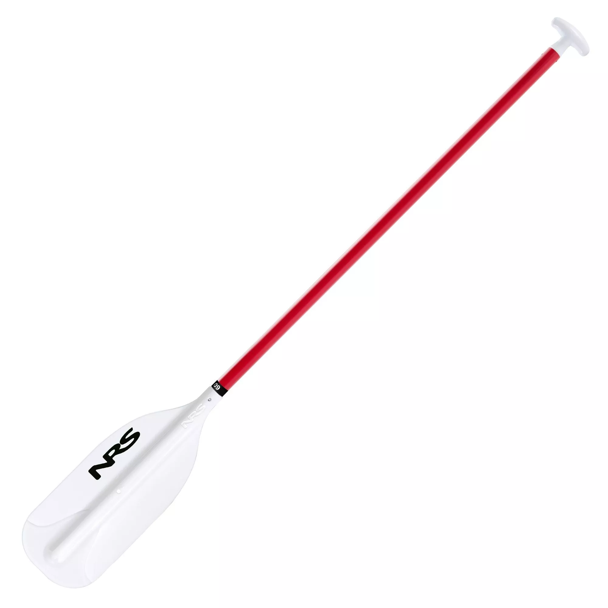 NRS PTC Canoe/Raft Paddle White/Red 60