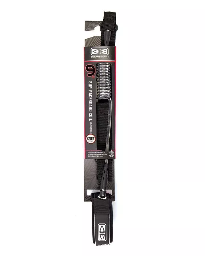 O&E SUP/Longboard Coiled Regular 9' - Black