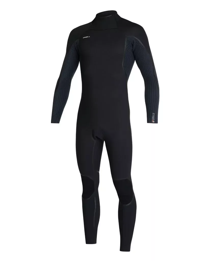 O'Neill Hyperfreak Fire 4/3MM Back Zip Steamer Wetsuit 2025 - Black