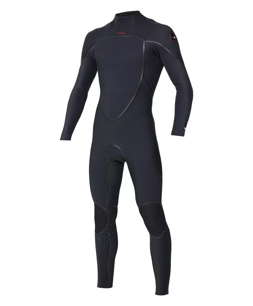 O'Neill Hyperfreak Fire X 4/3MM Back Zip Steamer Wetsuit 2025 - Black