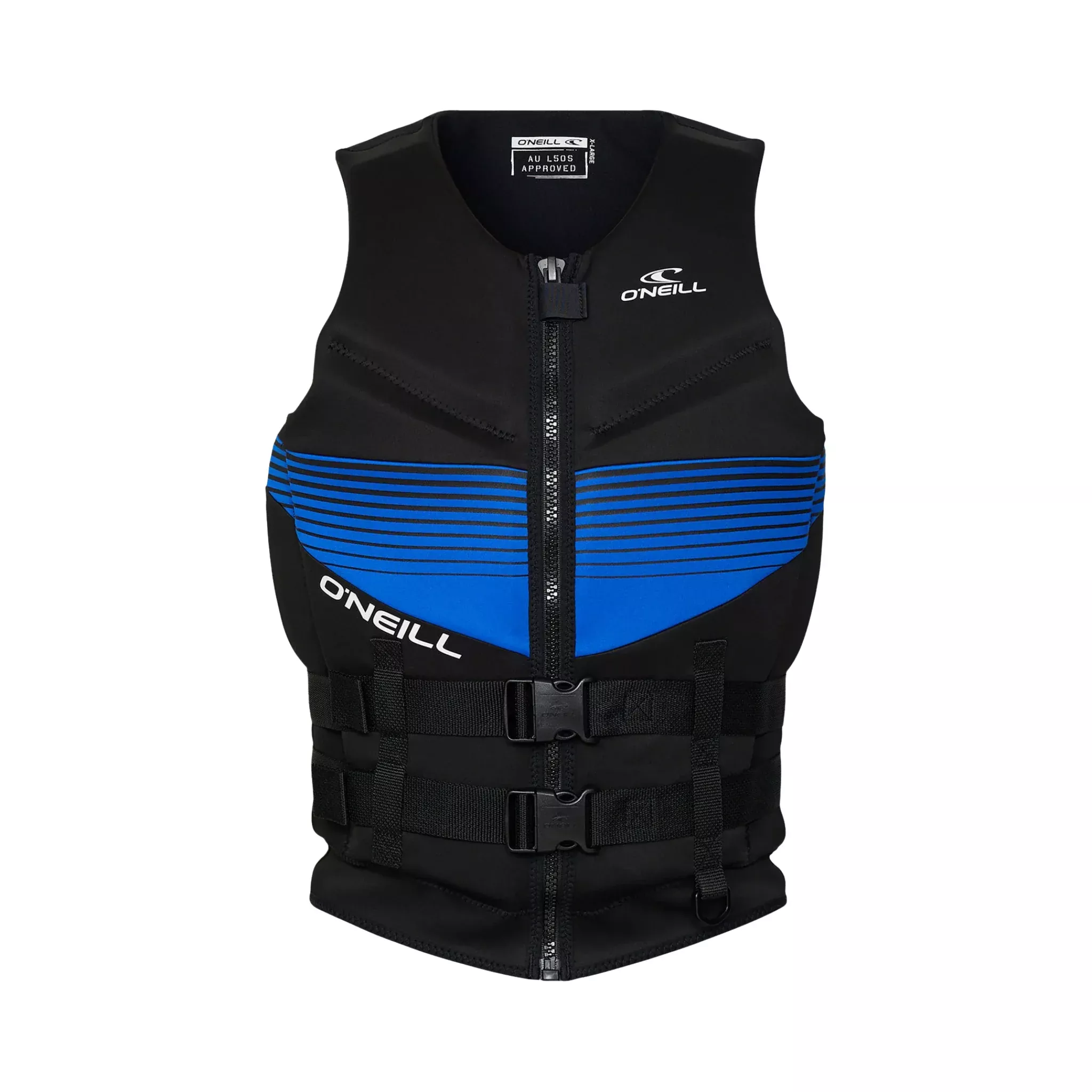 O'Neill Mens Factor L50S Buoyancy Jacket - Black/ Blue