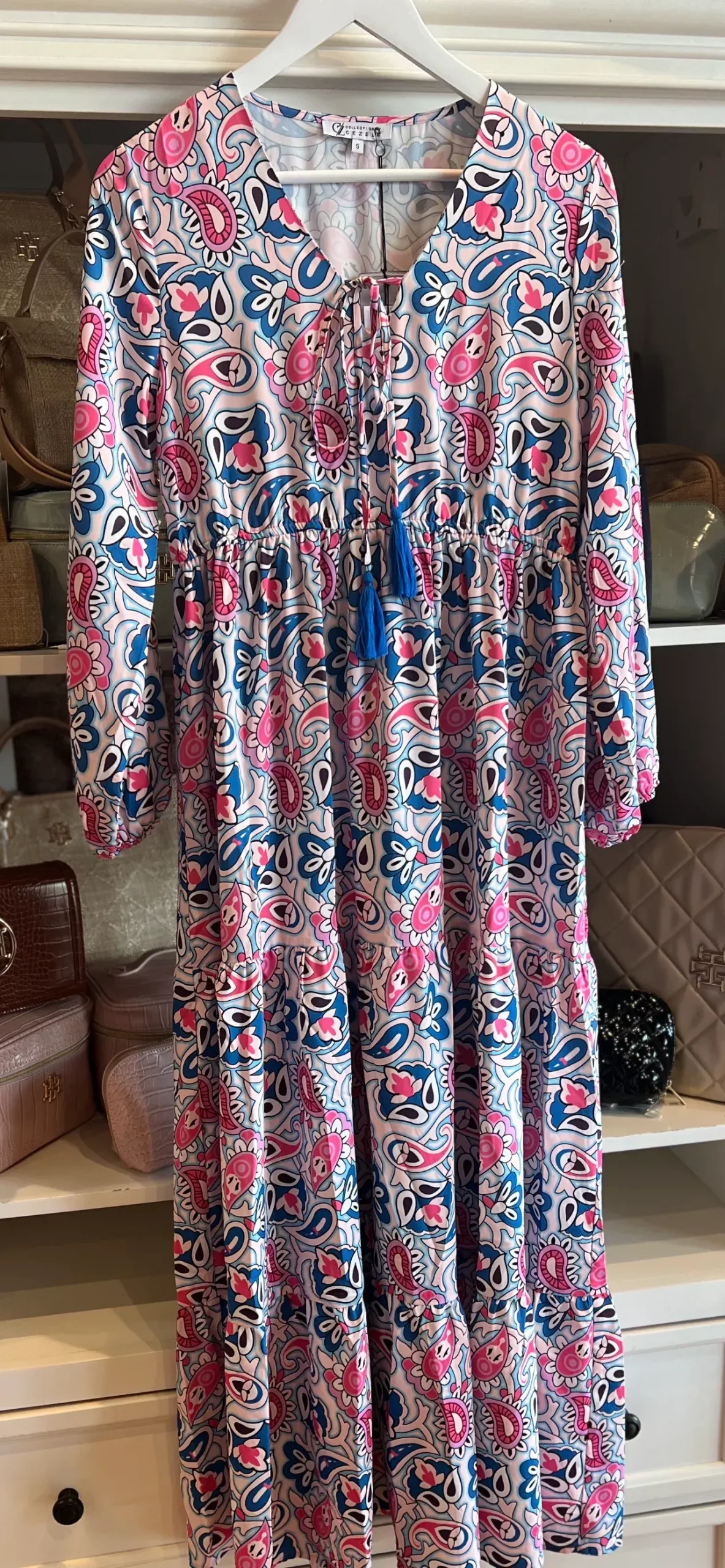Paisley Print Dress