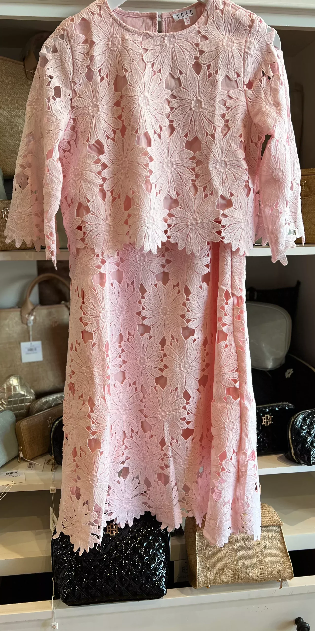 PF: Two Piece Pink Lace