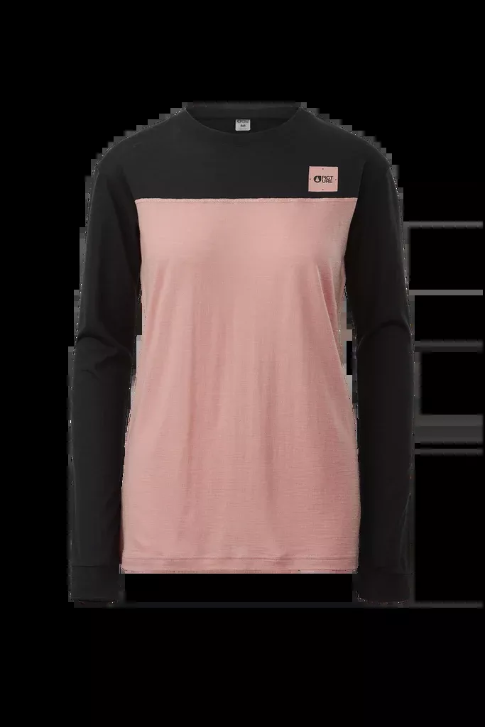 PICTURE Malyn Women Base Layer Merino Top - Ash Rose