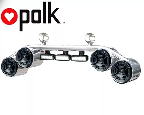 Polk 4 Speaker 3 LED light Combo (black or polished)