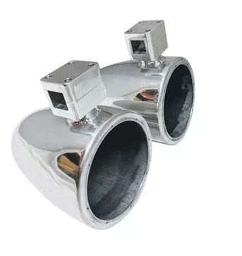Pontoon Square Clamp Speaker Cans 6.5"