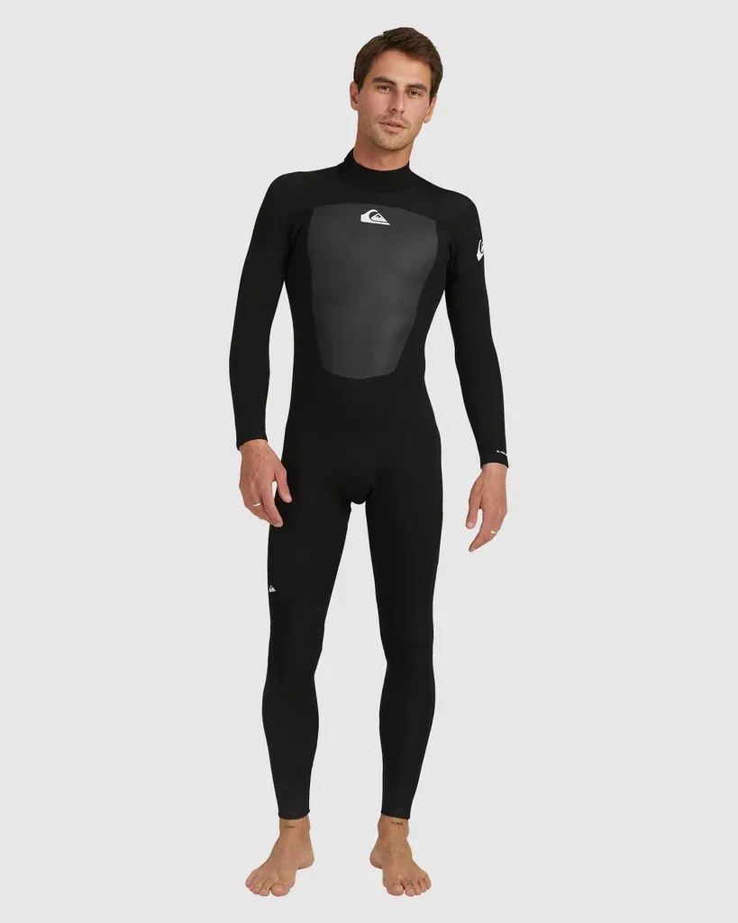 Quiksilver Prologue 4/3 Back Zip Wetsuit - BLACK