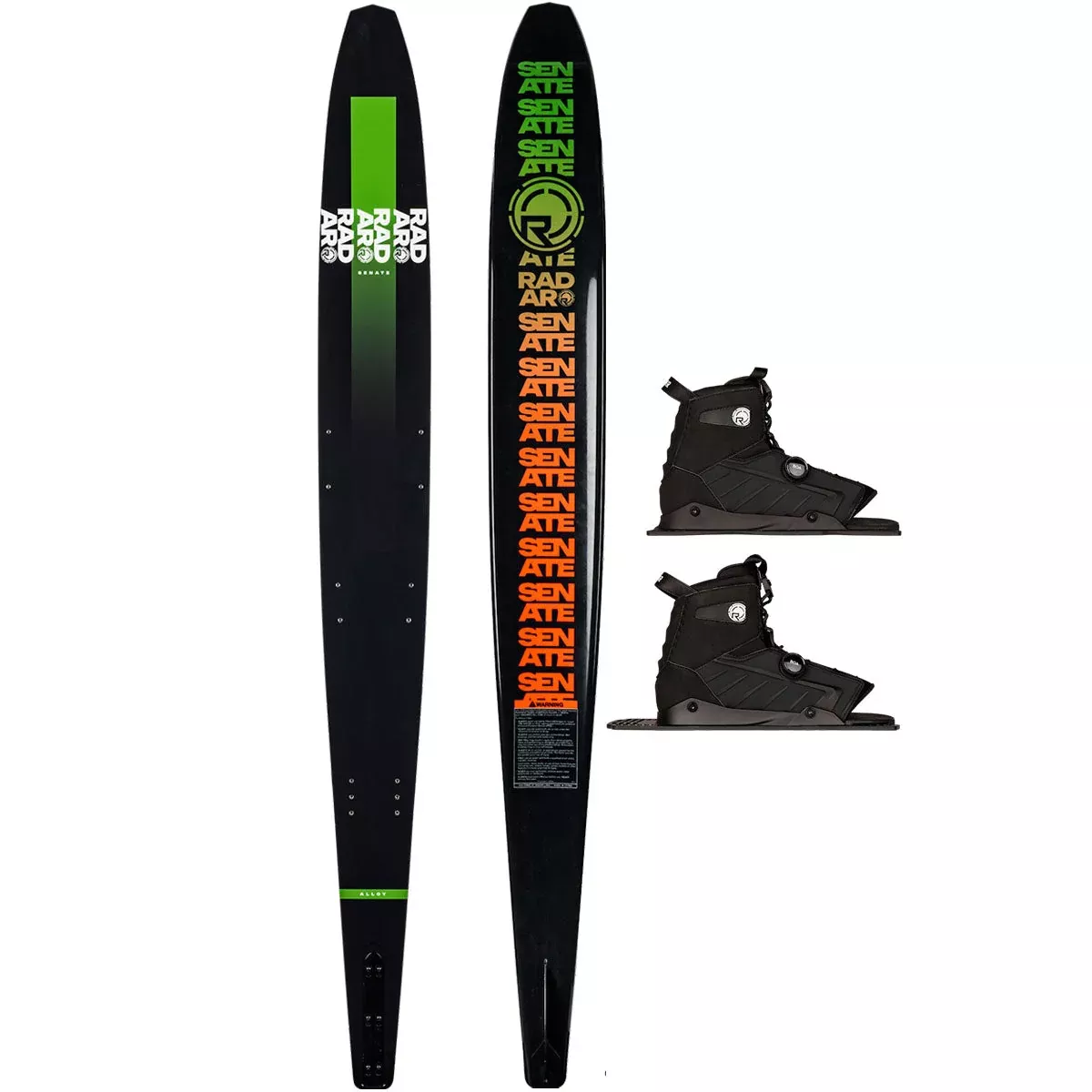 Radar Alloy Senate w/ Double Vector BOA Water Ski Package 2026