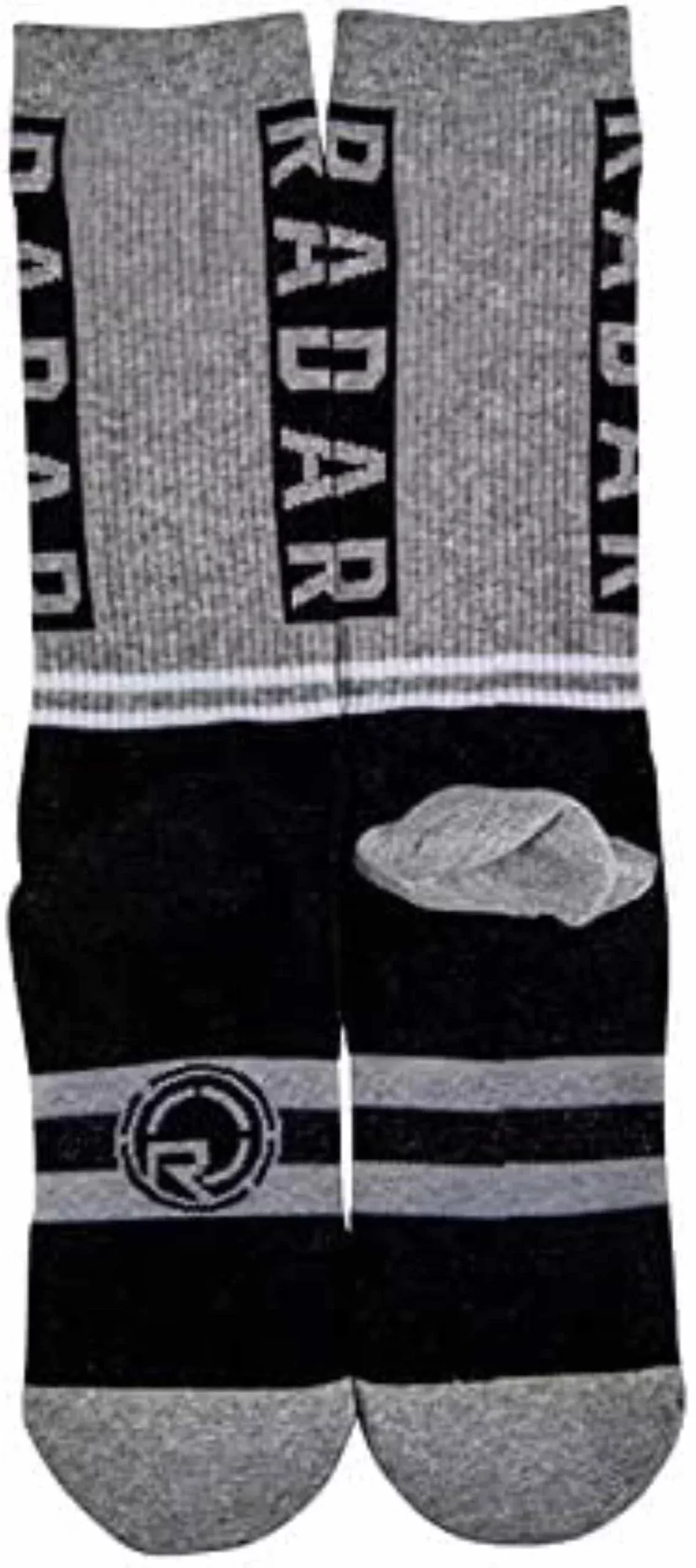 Radar - Crew Socks - Heather Grey - OSFM