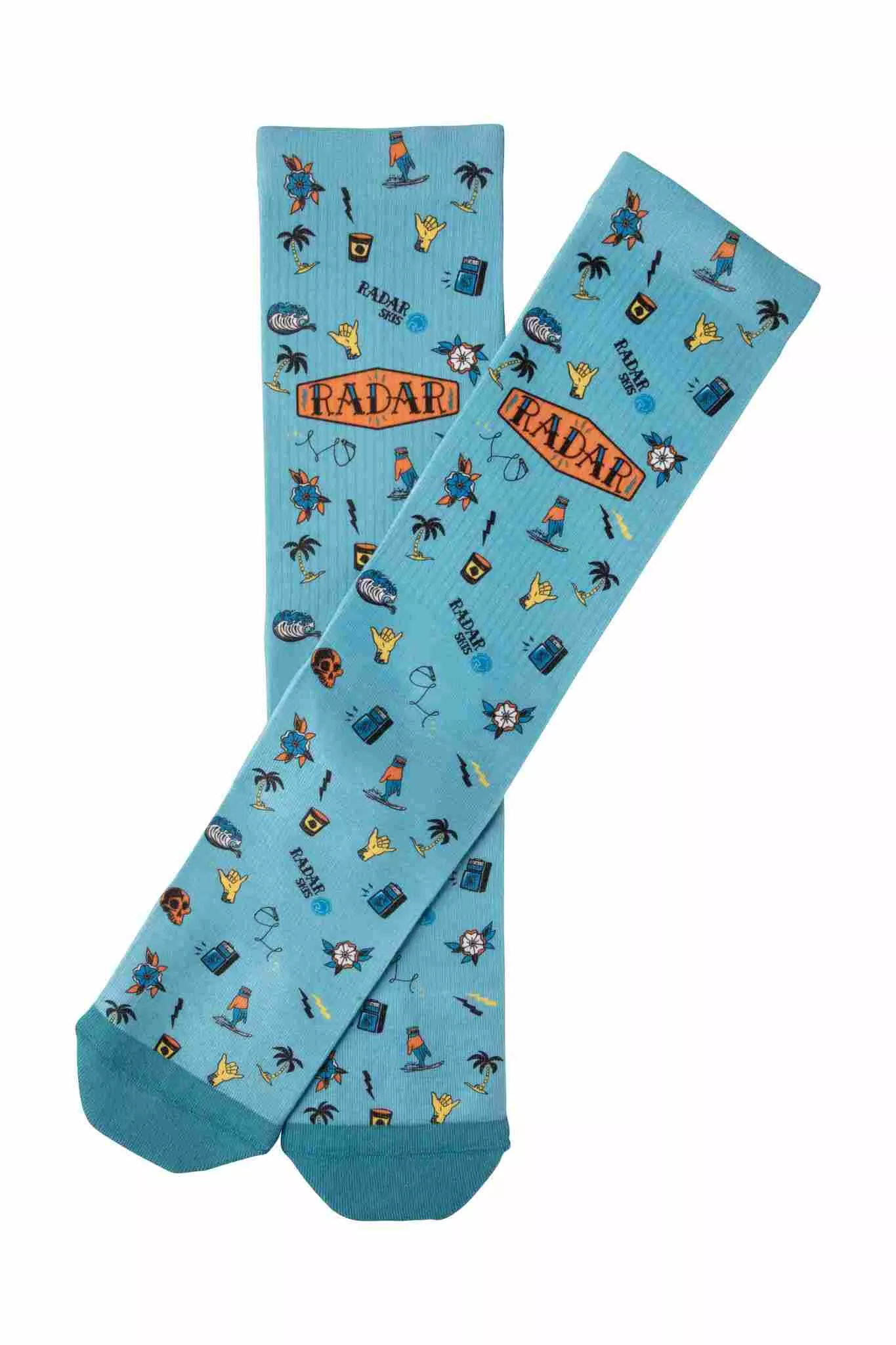 Radar Crew Socks - Ski Vibes - OSFM
