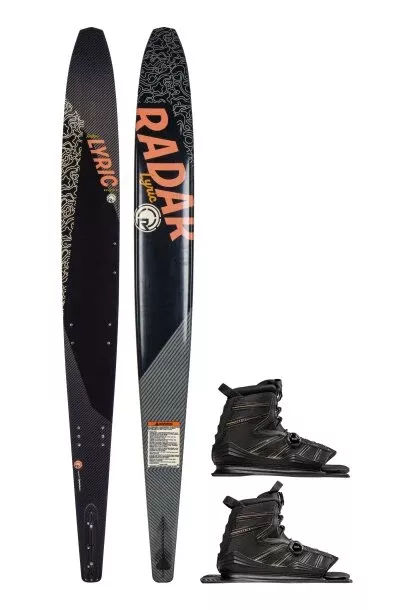 Radar Graphite Lyric Waterski w/ Double Lyric Boot BOA