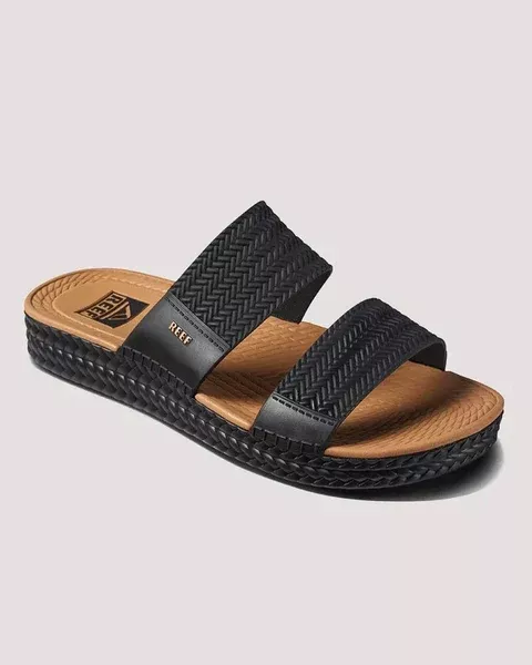 Reef Water Vista Slide - Black/Tan
