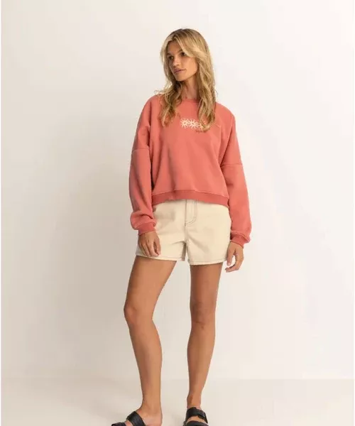 Rhythm Horizon Slouch Fleece - Rose