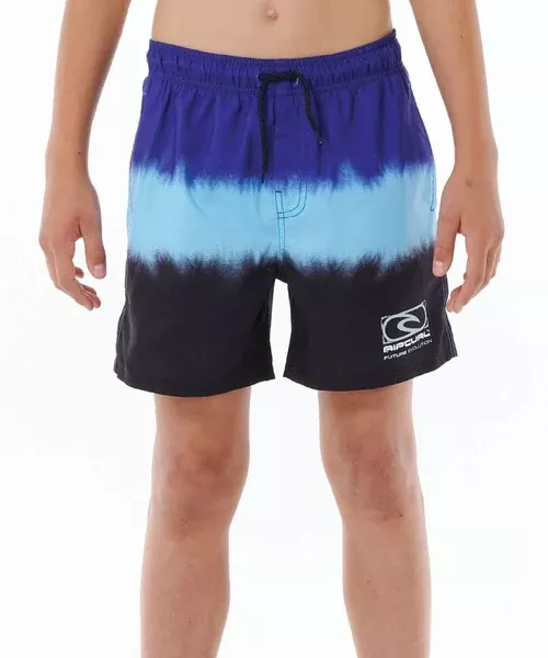 Rip Curl Boys Dip Volley Boardshorts - Blue/Navy
