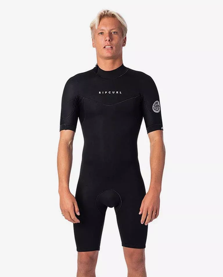 Rip Curl Dawn Patrol 2mm Back Zip Spring Suit - Black
