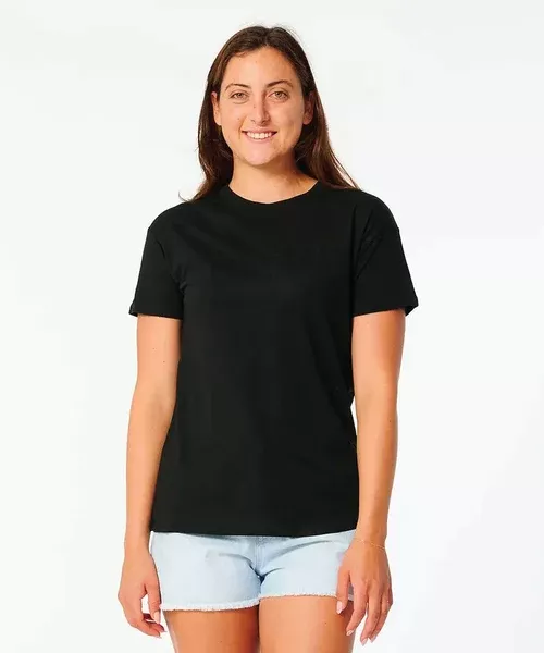 Rip Curl Plains Oversized Womens Tee - Black