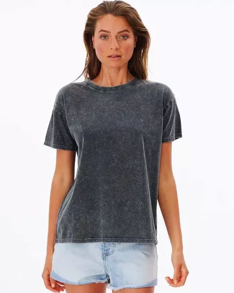 Rip Curl Plains Oversized Womens Tee - Vintage Black