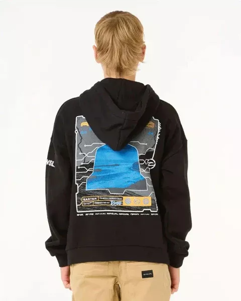 Rip Curl Pro 25 Hood-Kid - Black