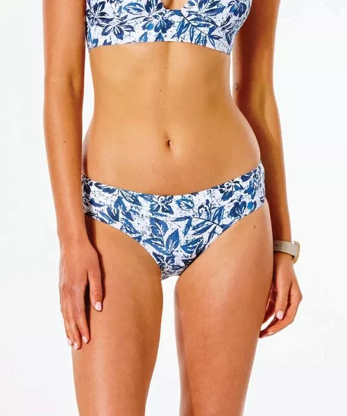 Rip Curl Sunset Waves Good Hipster Bikini Bottoms Navy