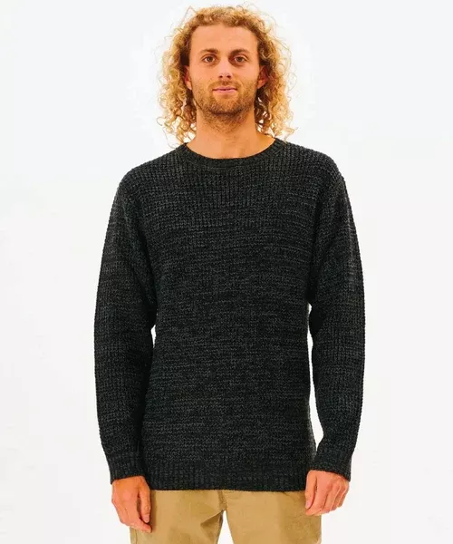 Rip Curl Tide Crew Mens - Black