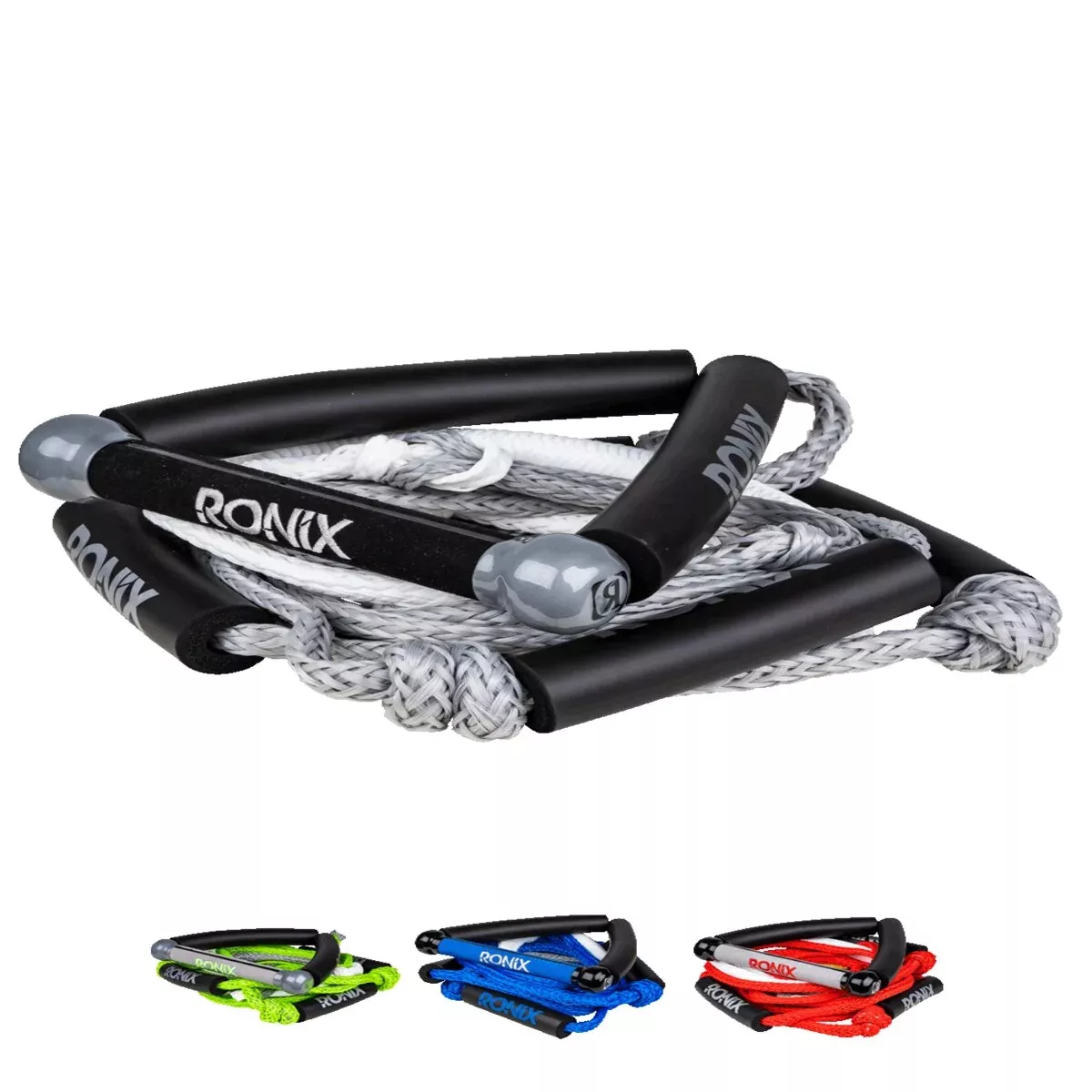 Ronix Bungee Surf Rope — 10″ Hide Grip, 25 ft, 5‑Section