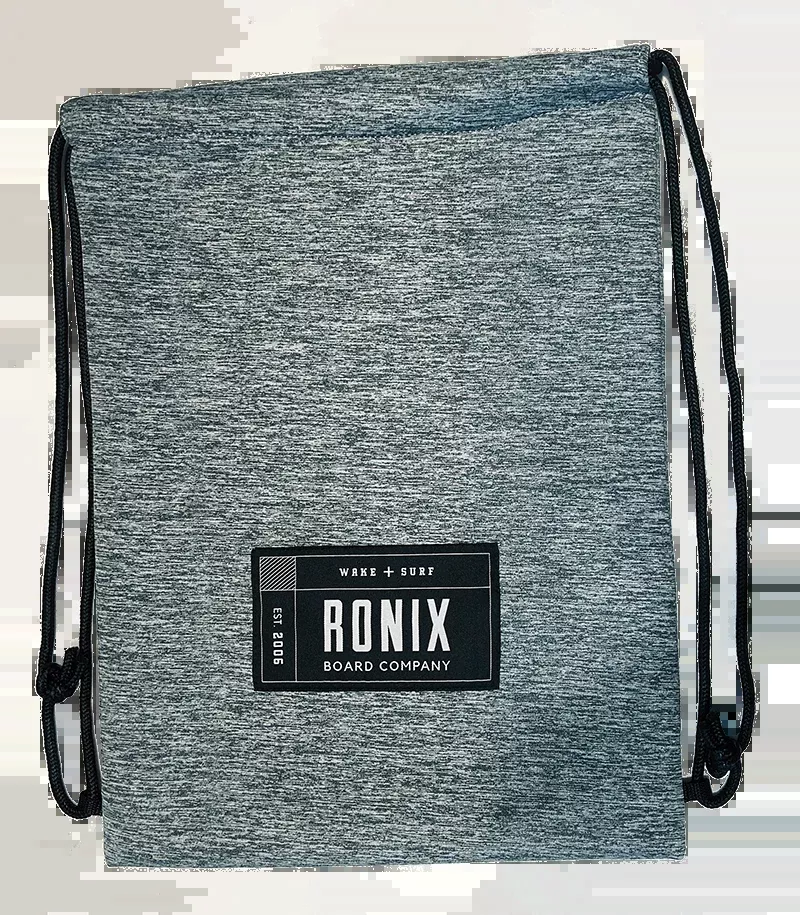 Ronix Drawstring Sack – Heather Charcoal / White