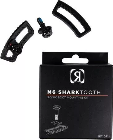 Ronix M6 Ronix SharkTooth Boot Hardware - Set of 4 - Black