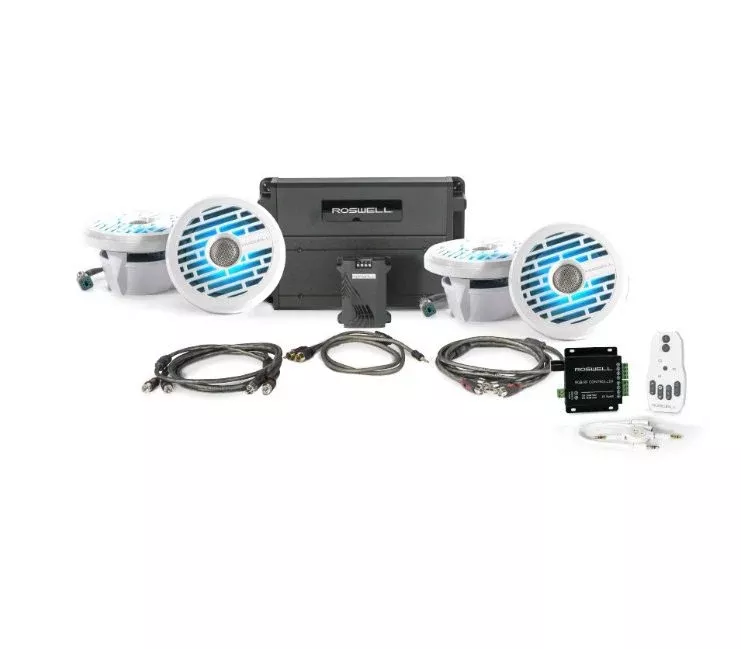 Roswell R1 In-Boat Speaker Package w/ RGB & Controller
