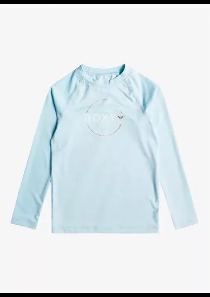 Roxy Girls Beach Classics L/S Rash Vest - Cool Blue