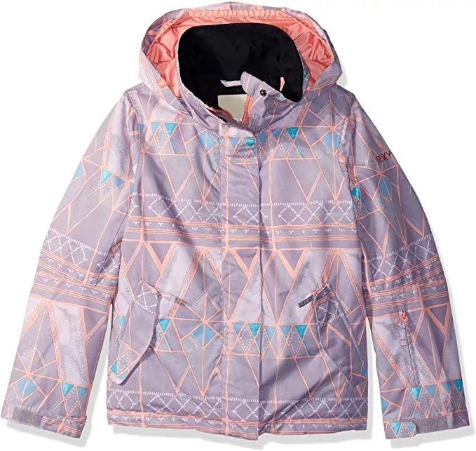 Roxy Jetty Girls Jacket - Miniral Grey