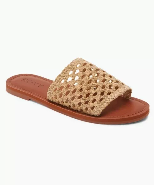 Roxy Kaia Womens Slides -Taupe / Stone
