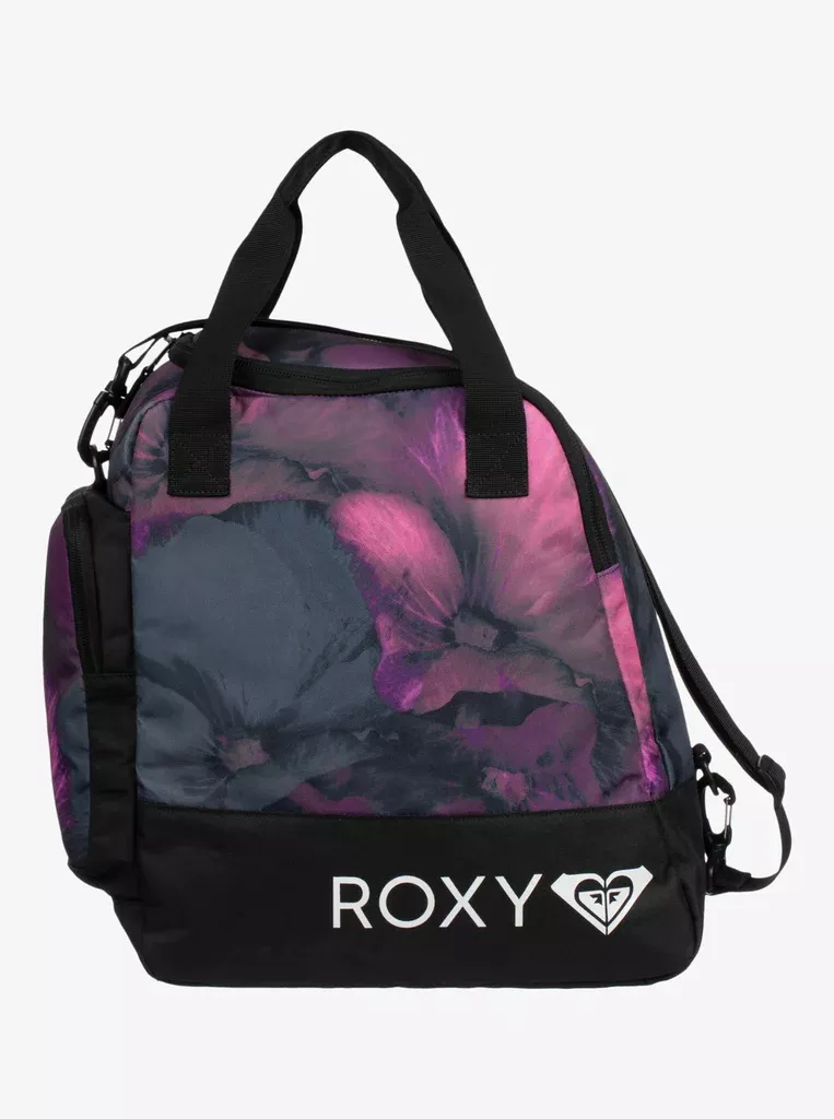 ROXY Northa 31L Snowboard/Ski Boot Bag - True Black Pansy Pansy