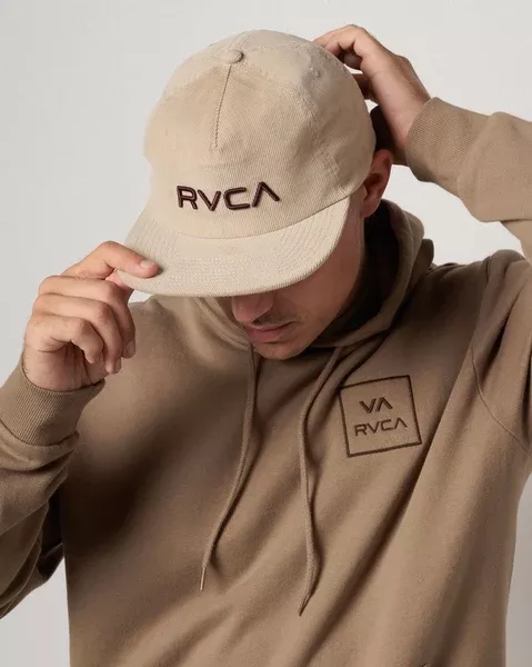 RVCA Big RVCA Cord Snapback - Silver Beach