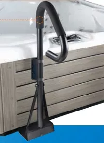 Safe-T-Rail II - 4 per cs - STRII-BLK