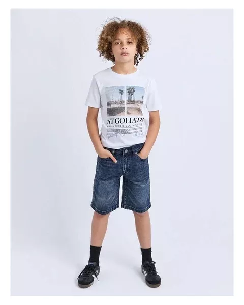 Saint Goliath Boys Overturned Jort - Dark Blue