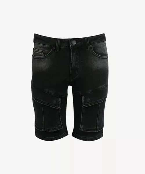 Saint Goliath Fools Gold Cargo Short Boys - Washed Black
