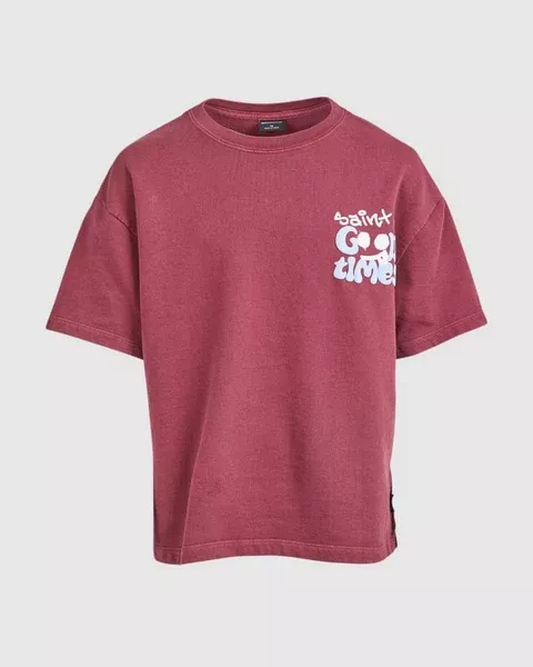 Saint Goliath Good Times Ahead Boys Tee - Port
