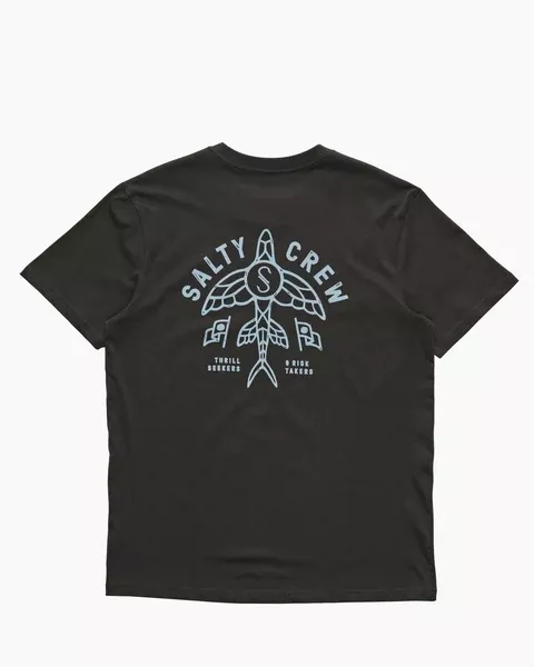Salty Crew Flyer Premium SS Tee - Vintage Black