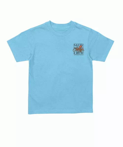Salty Crew Ink Slinger Toddler Tee - Sky Blue