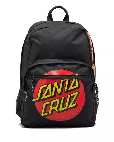 Santa Cruz Solid Half Strip Backpack - Black