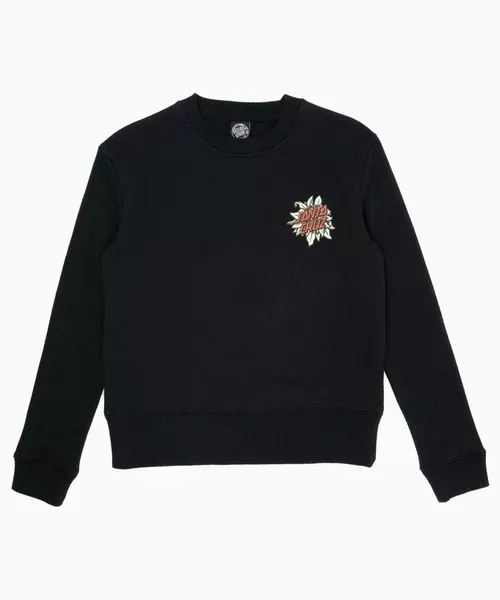 Santa Cruz Tomb Dot Crew neck Sweater Black